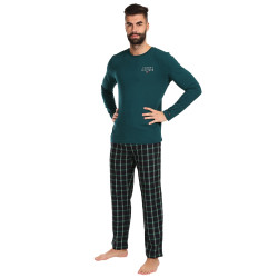 Poškodený obal - Pánske pyžamo Tommy Hilfiger viacfarebné (UM0UM03130 0WP)