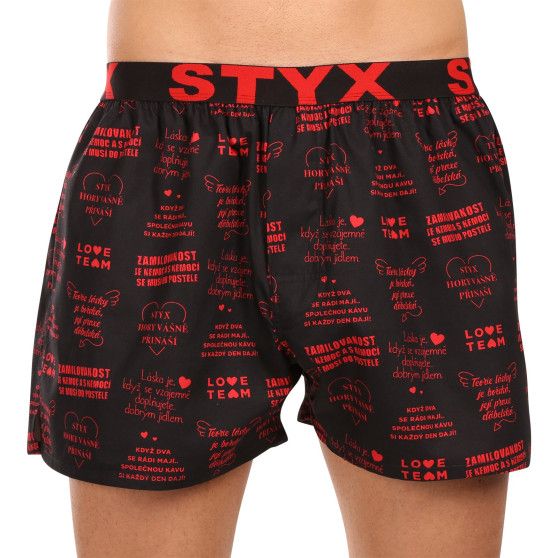 5PACK pánske trenky Styx art športová guma viacfarebné (5B1183789)