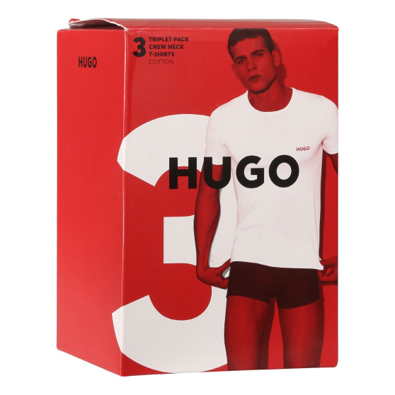 3PACK pánske tričko HUGO viacfarebné (50480088 983)