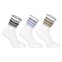 3PACK ponožky BOSS bielé (50515143 101)