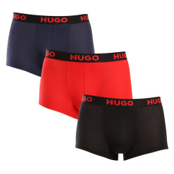 3PACK pánske boxerky HUGO viacfarebné (50496723 982)