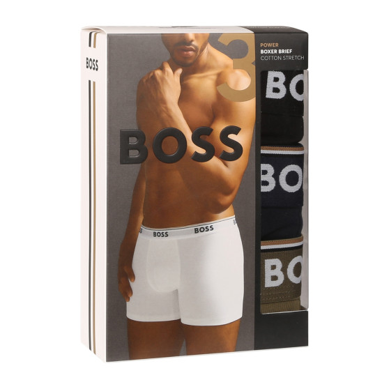 3PACK pánske boxerky BOSS viacfarebné (50517828 983)