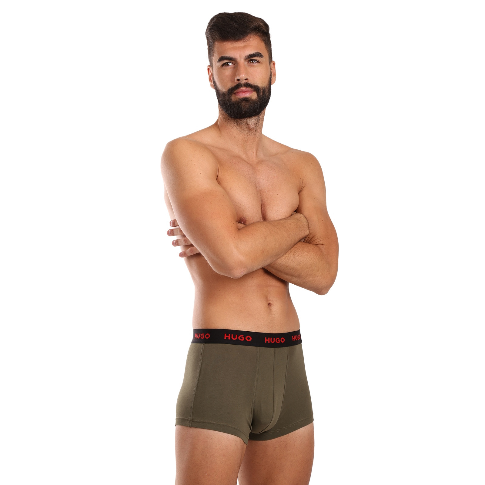 3PACK pánske boxerky HUGO viacfarebné (50517878 964) L, trenky.