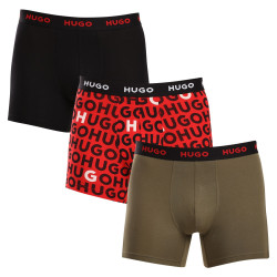 3PACK pánske boxerky HUGO viacfarebné (50517887 978)