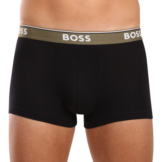 3PACK pánske boxerky BOSS čierné (50517827 980)