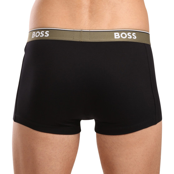 3PACK pánske boxerky BOSS čierné (50517827 980)