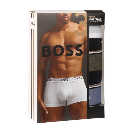 3PACK pánske boxerky BOSS čierné (50517827 980)