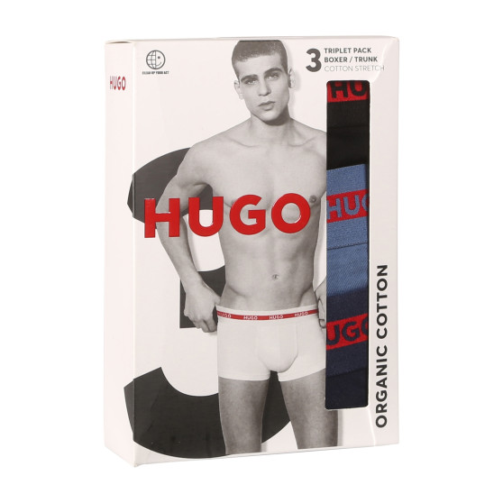 3PACK pánske boxerky HUGO viacfarebné (50517883 970)