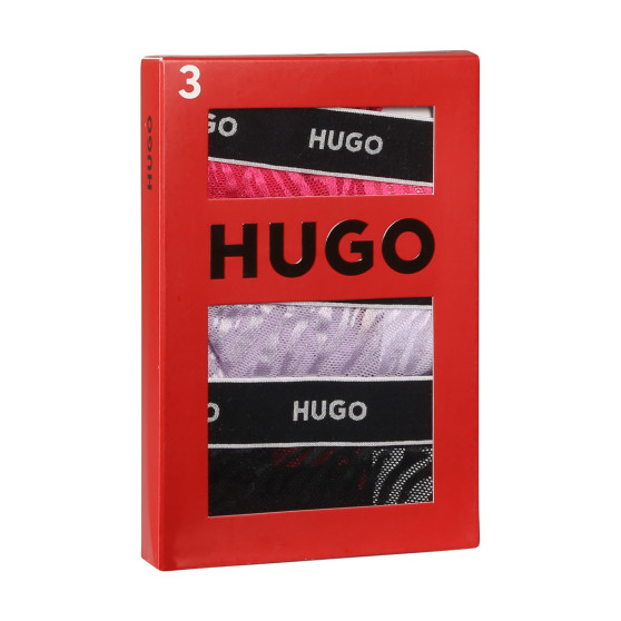 3PACK dámske nohavičky HUGO viacfarebné (50523826 960)