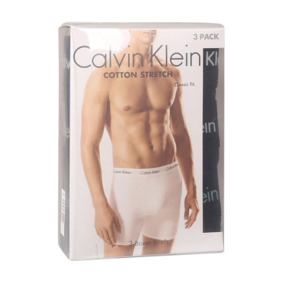 3PACK pánske boxerky Calvin Klein čierné (NB1770A-Q5F)