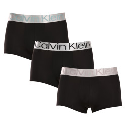 3PACK pánske boxerky Calvin Klein čierne (NB3074A-QTE)