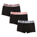 3PACK pánske boxerky Calvin Klein čierne (NB3074A-MJ3)