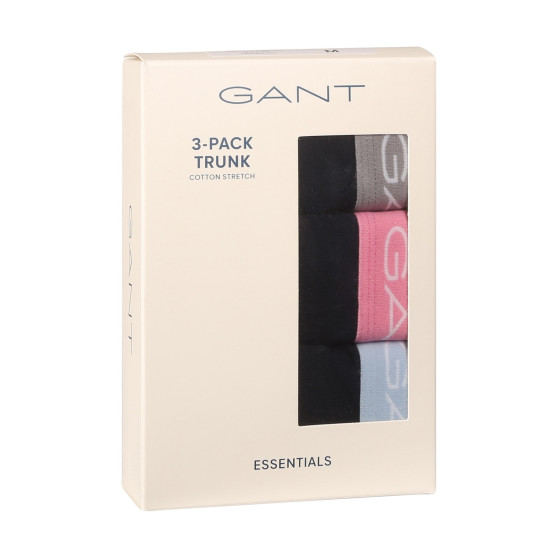 3PACK pánske boxerky Gant čierné (902423003-649)