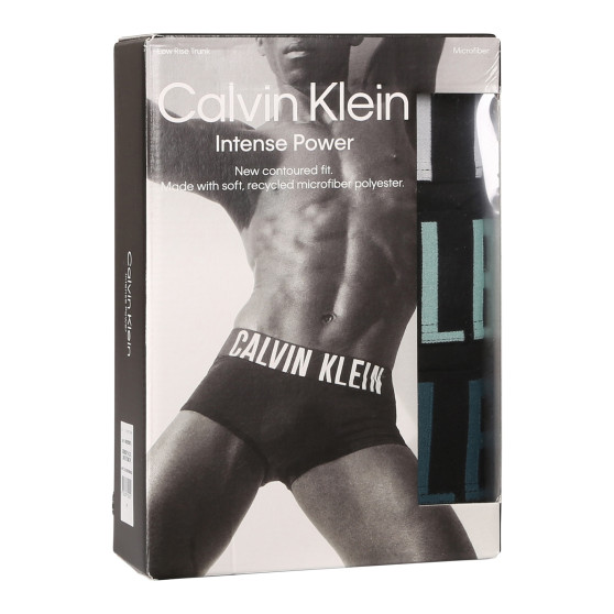 3PACK pánske boxerky Calvin Klein čierne (NB3611A-Q1L)