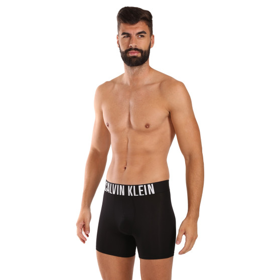 3PACK pánske boxerky Calvin Klein čierne (NB3612A-Q1L)