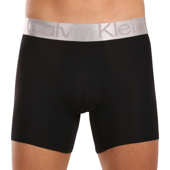 3PACK pánske boxerky Calvin Klein čierne (NB3075A-QTE)