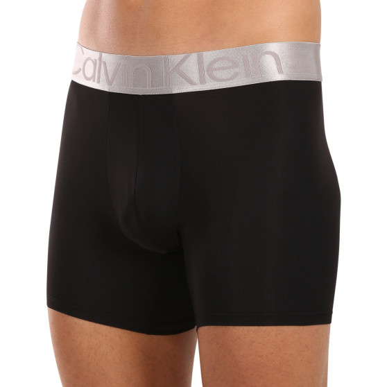 3PACK pánske boxerky Calvin Klein čierne (NB3075A-QTE)