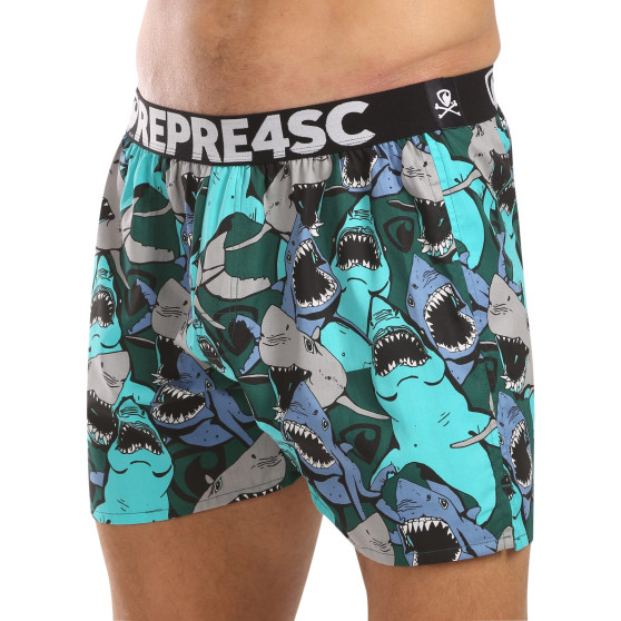 Pánske trenky Represent exclusive Mike Happy Sharks (R4M-BOX-0709)