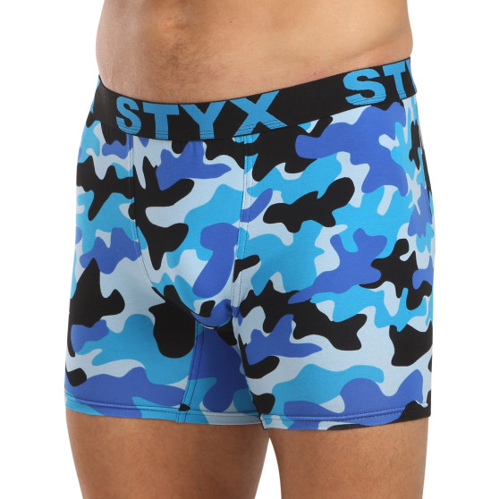 3PACK pánske boxerky Styx long art športová guma viacfarebné (3UN15780)