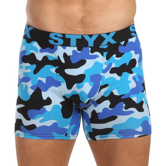 3PACK pánske boxerky Styx long art športová guma viacfarebné (3UN15780)