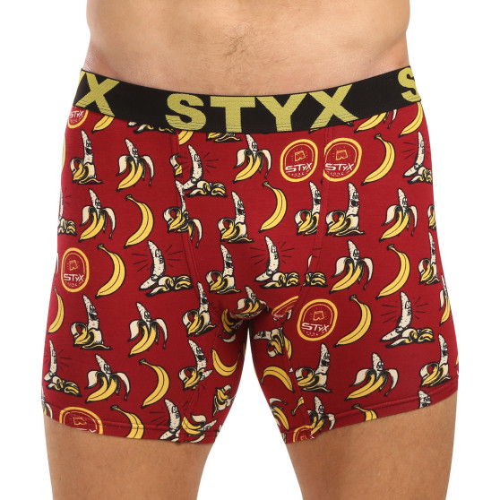 Pánske boxerky Styx long art športová guma banány (UN1359)