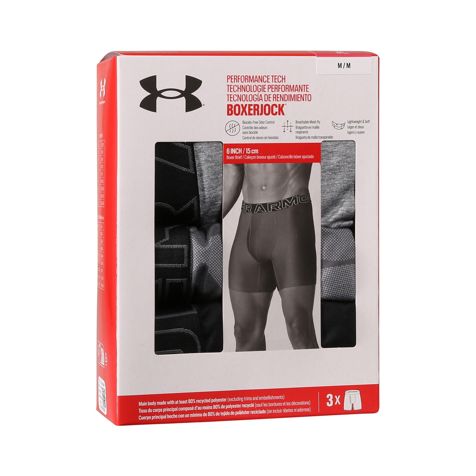 3PACK pánske boxerky Under Armour viacfarebné (1383879 035) 4XL, trenky.
Hľadáte kvalitné boxerky z funkčného materiálu?
 
Značku Under Armour nemusíme dlho predstavovať, ich kvalitné materiály sú skvelé.
Viac informácií o produkte sa dozviete nižšie.