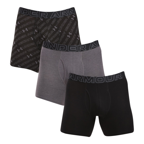 3PACK pánske boxerky Under Armour viacfarebné (1383890 001)