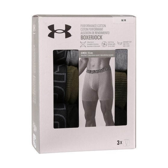 3PACK pánske boxerky Under Armour viacfarebné (1383890 390)