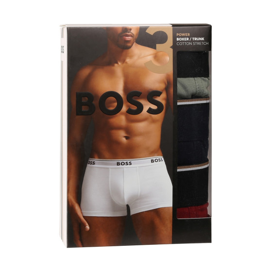 3PACK pánske boxerky BOSS viacfarebné (50517827 967)