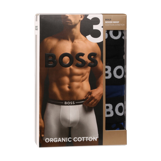 3PACK pánske boxerky BOSS viacfarebné (50517840 982)