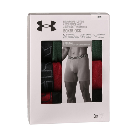 3PACK pánske boxerky Under Armour viacfarebné (1383889 302)