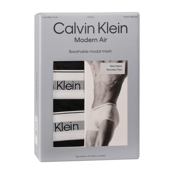 3PACK pánske boxerky Calvin Klein čierne (NB3956A-UB1)