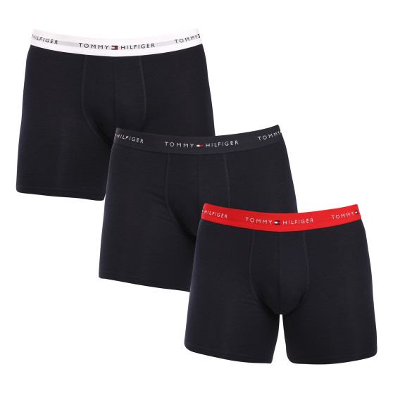 3PACK pánske boxerky Tommy Hilfiger tmavo modré (UM0UM02765 0W3)