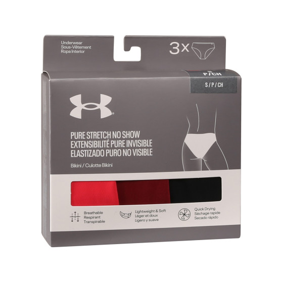 3PACK dámske nohavičky Under Armour viacfarebné (1383897 713)