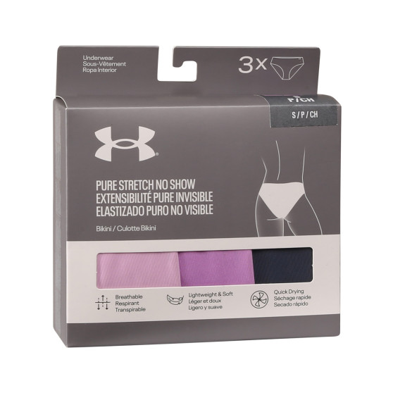 3PACK dámske nohavičky Under Armour viacfarebné (1383898 572)