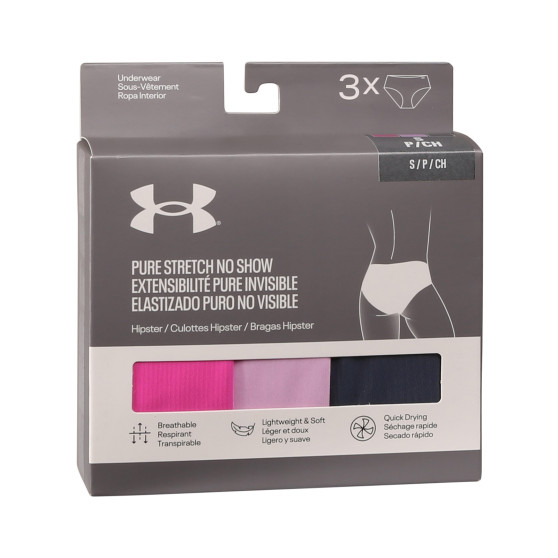 3PACK dámske nohavičky Under Armour viacfarebné (1383895 652)