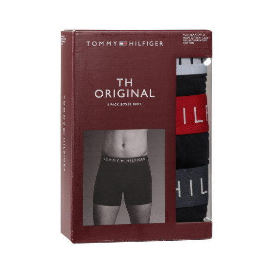 3PACK pánske boxerky Tommy Hilfiger tmavo modré (UM0UM03431 0R1)