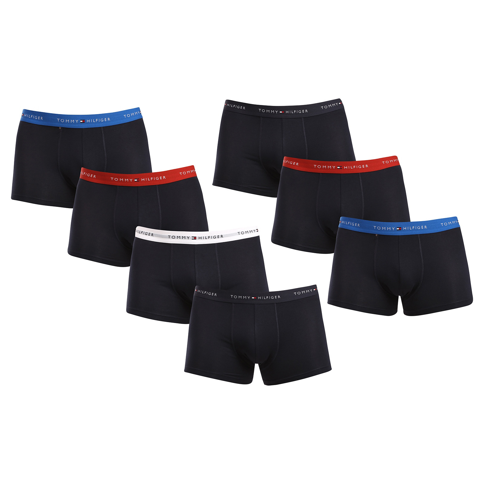 7PACK pánske boxerky Tommy Hilfiger tmavo modré (UM0UM03385 0W4) S, trenky.
Boxerky Tommy Hilfiger 