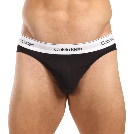 3PACK pánske slipy Calvin Klein čierné (NB3961A-UB1)