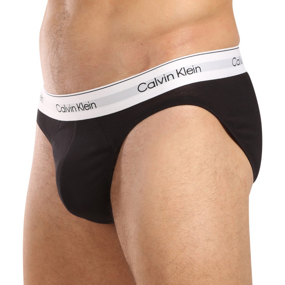 3PACK pánske slipy Calvin Klein čierné (NB3961A-UB1)