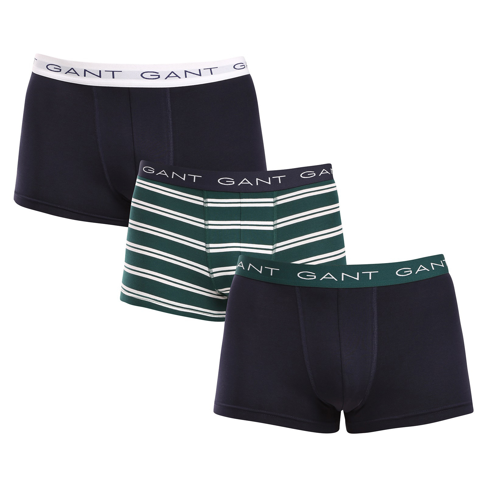 3PACK pánske boxerky Gant viacfarebné (902433023-310) XL, trenky.
Hľadáte komfortné pánske spodné prádlo?
 
Pánske boxerky GANT sú vyrobené z kvalitne bavlny a prímesi elastanu, v páse majú príjemnú všitú gumu, ktorá nikde neškrtí ani neškriabe, navyše má kontrastnou gumu s nápisom GANT, nohavičky majú dole mäkké lemy.
Viac sa dozviete nižšie v klasických informáciách o produkte.