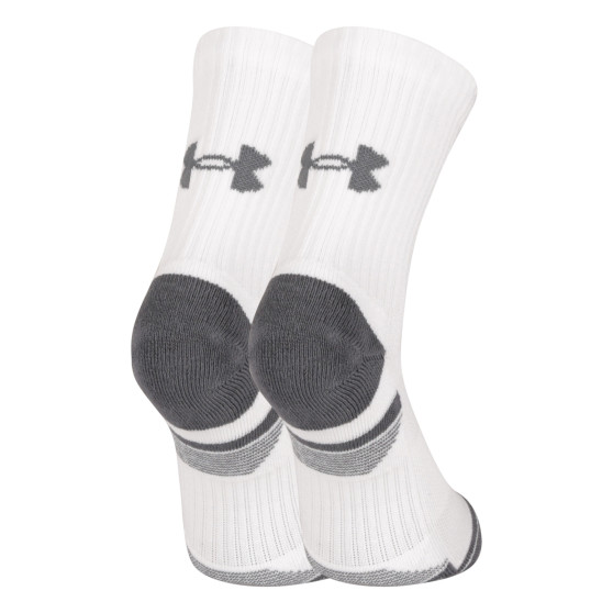 3PACK ponožky Under Armour bielé (1379530 100)