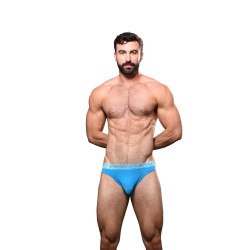 Pánske jocksy Andrew Christian modré DOORBUSTER! (93059-TURQ)