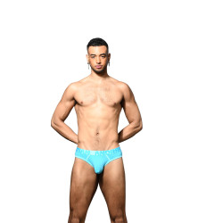 Pánske slipy Andrew Christian modré ALMOST NAKED (93325-AQUA)