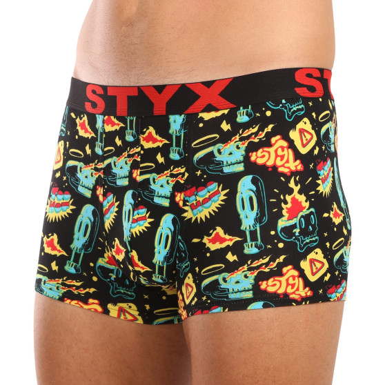 Pánske boxerky Styx art športová guma toohot (G1458)