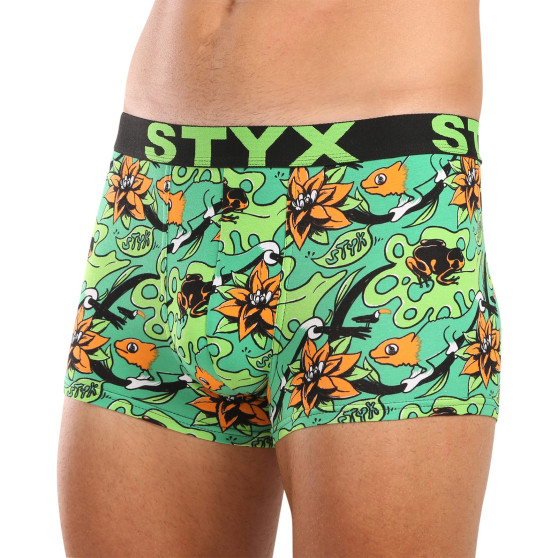 Pánske boxerky Styx art športová guma tropic (G1557)