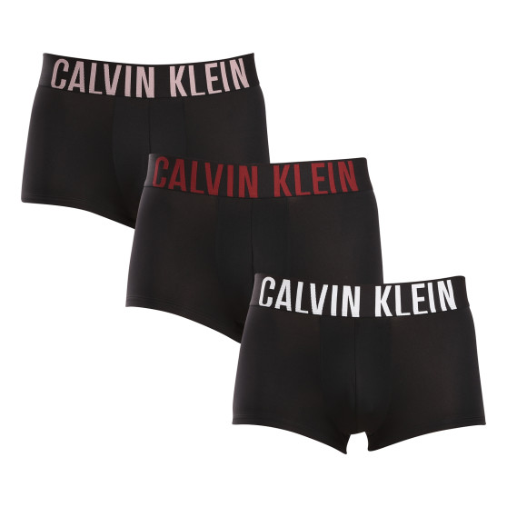 3PACK pánske boxerky Calvin Klein čierne (NB3611A-Q1S)