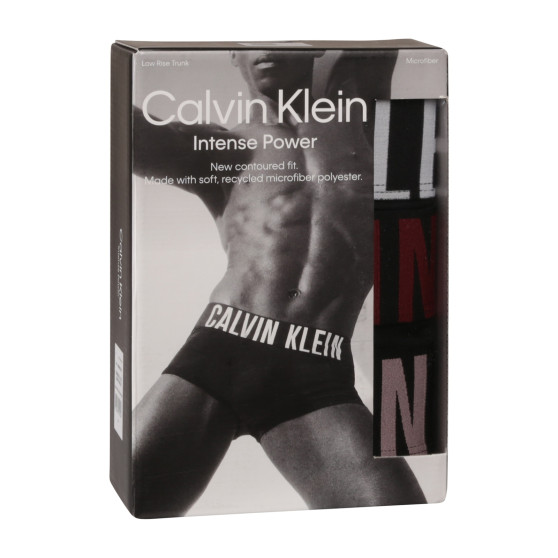 3PACK pánske boxerky Calvin Klein čierne (NB3611A-Q1S)