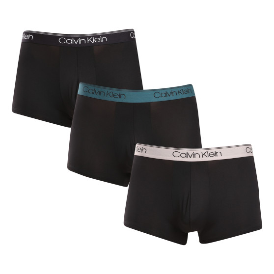 3PACK pánske boxerky Calvin Klein čierne (NB2569A-Q7E)