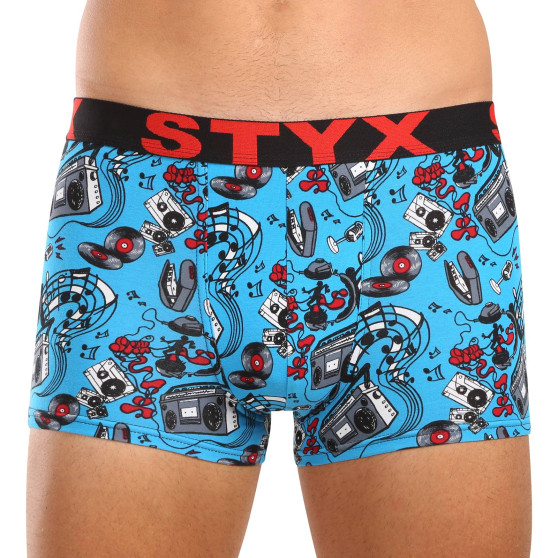 3PACK pánske boxerky Styx art športová guma viacfarebné (3G15780)